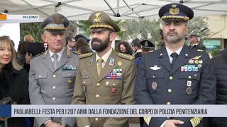 Palermo Pagliarelli la festa per i 207 anni dalla fondazione del corpo di Polizia Penitenziaria [upl. by Ednutabab]