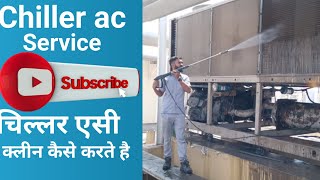 chiller ac service  chiller cleaning [upl. by Melamed]