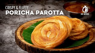 Poricha Parotta Recipe  Fried Parotta  Parotta Recipes  How to make Poricha Parotta  Cookd [upl. by Pamelina]