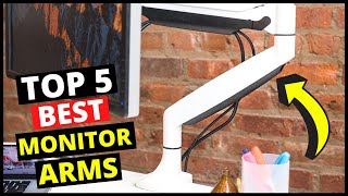 Top 5 Best Monitor Arms in 2024 Monitor Stand Buying Guide amp Review [upl. by Bronny]