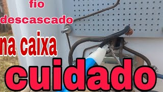 muito cuidado au abrir caixa de medidor [upl. by Balkin]