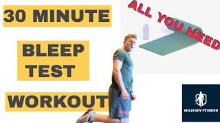 Complete Workout To Improve Your Bleep TestShuttle Run Score  No Equipment [upl. by Aihsenek]