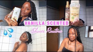 Vanilla Scented Shower Routine  body care routine  how to smell like a snack 😍 [upl. by Elac]