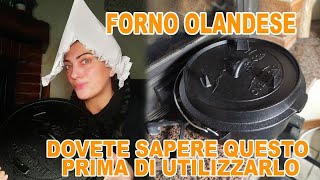 Istruzioni primo utilizzo forno olandese Overmont [upl. by Assirek]