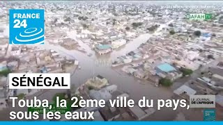 Inondations au Sénégal  Touba la 2ème ville du pays sous les eaux • FRANCE 24 [upl. by Jsandye763]