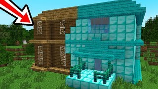 NOVA CASA DO JP SE TRANSFORMOU EM DIAMANTE NO MINECRAFT [upl. by Mellisa]