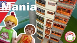 Playmobil english The Hauser Family’s Mega Hospital  PLAYMOMANIA [upl. by Plato909]