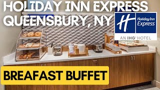 Holiday Inn Express amp Suites Queensbury  Lake George Area an IHG Hotel BREAKFAST BUFFET [upl. by Lethia]