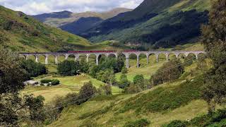 45212 THE JACOBITE over Glenfinnan Viaduct [upl. by Ydnamron246]