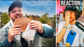 24h STREET FOOD in Amsterdam by KWOOWK  Amsterdammer Reacts [upl. by Nosneb]