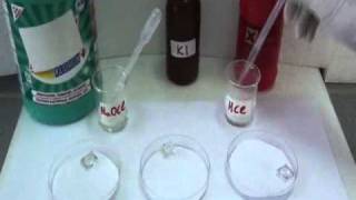 microscale chemistry experimentwmv [upl. by Eniaj]