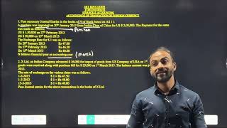 1 TYBCOM Financial Accounting Sem 6  Accounting for Foreign Currency transactions [upl. by Dermott59]