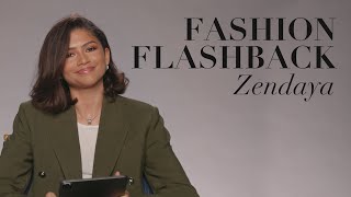 Zendaya Explains the Story Behind Her Iconic Breastplate Look  Fashion Flashback  Harpers BAZAAR [upl. by Abehshtab]