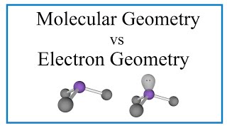 Electron Geometry vs Molecular Geometry Explanation amp Examples [upl. by Lindsey]