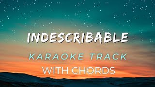 quotIndescribablequot Laura Story  KARAOKE  Chords [upl. by Joli501]