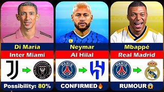 New Confirmed Transfers amp Rumours 😱🔥 ft Neymar Mbappé Haaland… [upl. by Zolly59]