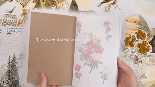 DIY Make My Own Journal Notebook The Gingerbread Prints ASMR [upl. by Iddo]