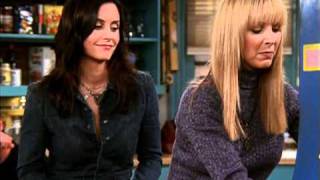 Courteney Cox  Friends quotTOW Joey Dates Rachelquot Extended Scene [upl. by Airec]