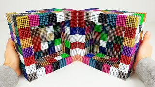 Playing with 50000 Magnetic Balls Insane CUBE  Magnetic Games [upl. by Myrlene224]