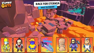 NEW MAP RACE TO ETERNIA amp SWORD SPIN EMOTE  Stumble Guys Beta 066 [upl. by Macmillan]