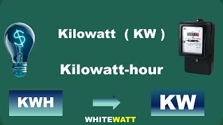 what is kilowatt kilowatthour  how to convert kwh to kw [upl. by Arymas946]