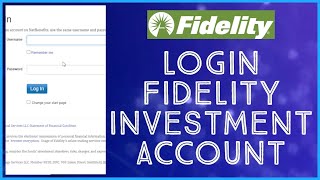 How to Login Fidelity Investment Account 2023 fidelity Sign In [upl. by Burd164]