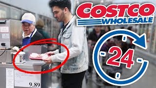 We Only Ate Costco SAMPLES For 24 Hours and THEY CAUGHT US Challenge Got Us KICKED OUT [upl. by Columbus946]