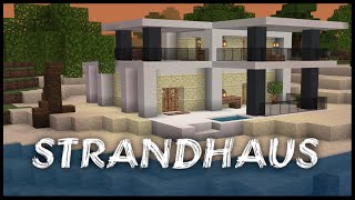 Modernes Strandhaus bauen in Minecraft  Blockdenkerin [upl. by Erastatus795]