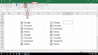 How to Add Check Boxes In MS Excel Sheet Easy [upl. by Nyer]