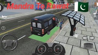 Playminibus City Driving Simulator1gameplay City Minibus Game With Real PhysicalMandra To Rawat🇵🇰 [upl. by Ellennej]