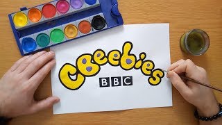 CBeebies logo  BBC  painting [upl. by Tryck666]