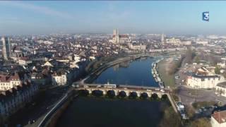 La Bourgogne vue du ciel  survol de quelques lieux emblématiques de lYonne [upl. by Kinnon]