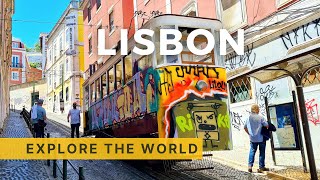 🇵🇹 Riding LISBON’s Famous Lavra Funicular Elevador do Lavra  Portugal  4K HDR 60fps [upl. by Lori]