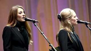 Leonard Cohen  The Webb Sisters  Come Healing  Helsinki Finland  02092012 [upl. by Takashi]