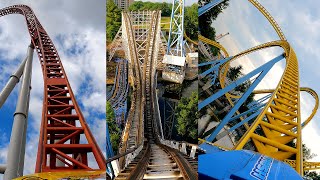 Every Roller Coaster At Hersheypark 4K Front Seat POV [upl. by Ennaxxor741]