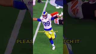 Aaron Donald Retells Super Bowl Winning Plays 🐐 [upl. by Ahseneuq]