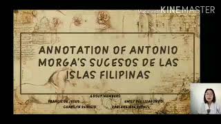 Annotation of Antonio de Morgas Sucesos de Las Islas Filipinas Group Report [upl. by Audley]