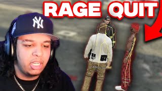 TWITCH STREAMER RAGE QUITS AFTER BEING STREAM SNIPED  GTA RP [upl. by Erej]