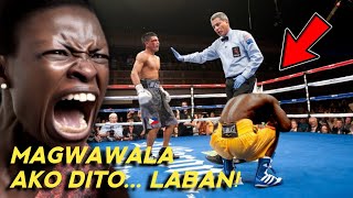 IYAK AT NAGWALA SI MISIS NG SUMUKO ANG ASAWA SA PINOY 1 ROUND KNOCKOUT [upl. by Nyledaj]