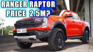 2023 Ford Ranger Raptor additional specs and price revealed [upl. by Ailemak972]