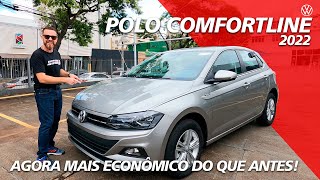 VW POLO COMFORTLINE 2022  Agora Mais Econômico Do Que Antes [upl. by Aicak]