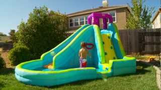 Little Tikes Slam amp Curve Slide Water Park [upl. by Akimyt]