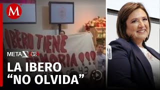 Xóchitl Gálvez recibió fuerte interrogatorio en su visita a la IBERO [upl. by Euginom]