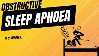 Obstructive Sleep Apnoea  in 2mins [upl. by Femi]