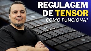 Como Regular Tensor de Guitarra Violão e Contrabaixo [upl. by Olbap]