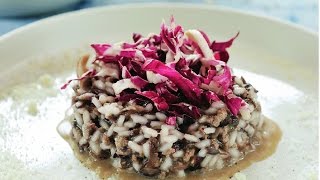 Njamma Mia  Risotto met radicchio en Italiaanse venkelworstjes [upl. by Ydiarf975]