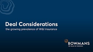 Deal Considerations the growing prevalence of warranty and indemnity insurance in South Africa [upl. by Analra]