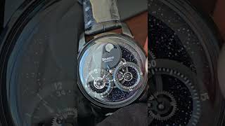 Dial movement in a watch Behrens Original Constell BHR017 Движение циферблата [upl. by Robenia]