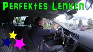 Lenkradhaltung und Lenktechnik Teil 22 Aufbaustufe  Fahrschule Führerschein [upl. by Petronille]