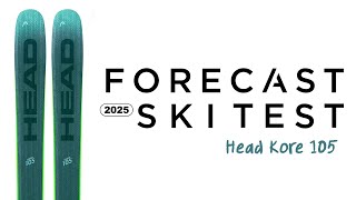 2025 Head Kore 105 Review  Forecast Ski Test [upl. by Sherurd]